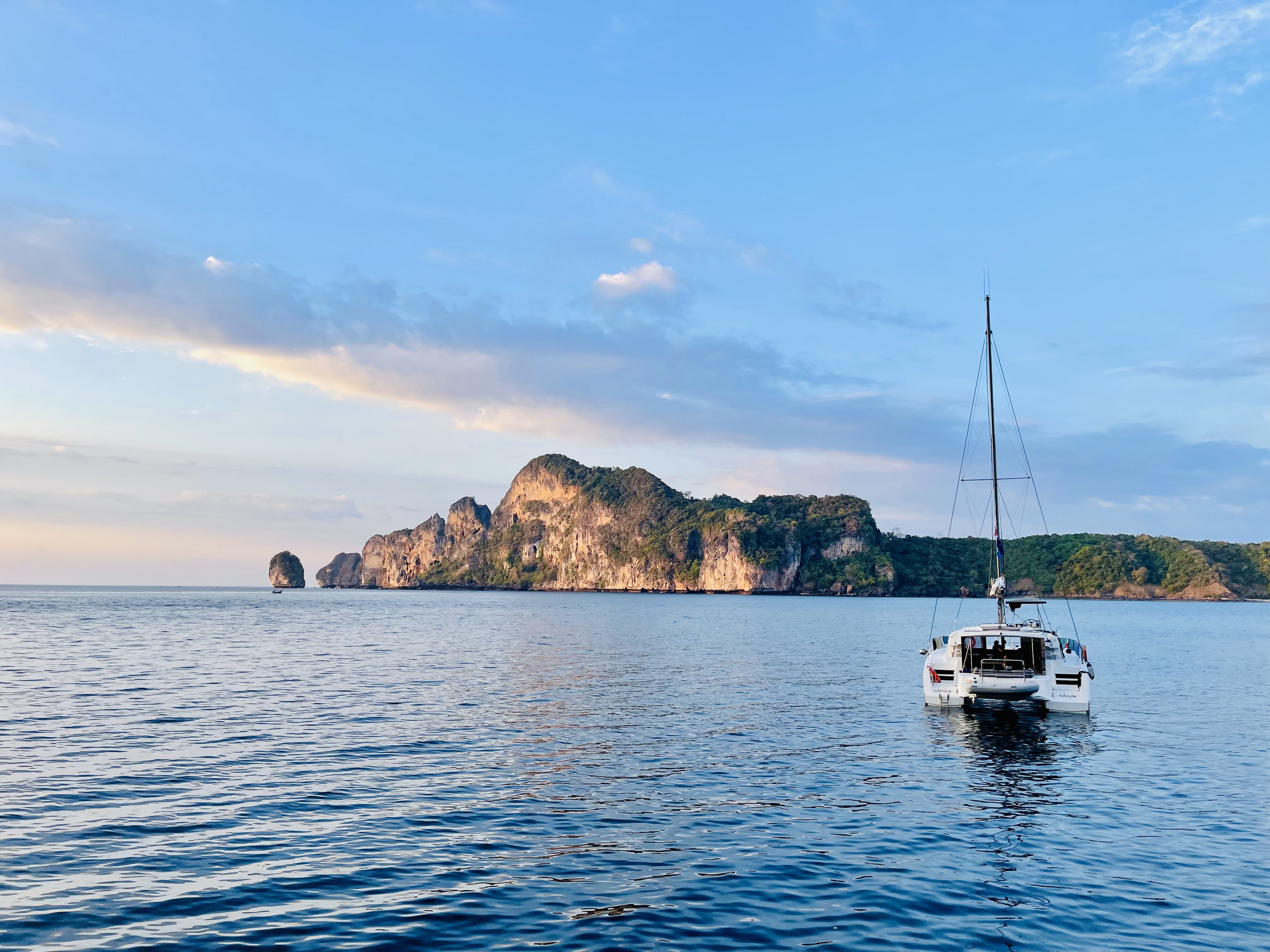 Thailand Sailing Trip - Phuket Sailing Adventure Tour catamaran in bay